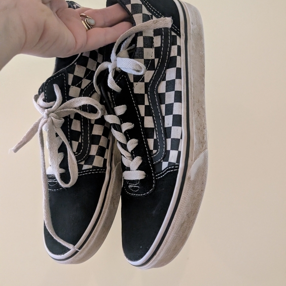Vans Checkerboard Sneakers Kids Youth 5 - Picture 5 of 7